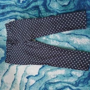 SIZE 14 FADED GLORY BLACK ABD WHITE CHINOS